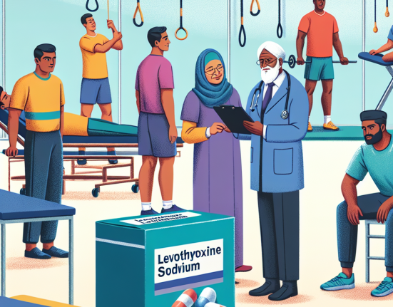 Sportmedizinische Behandlung von Patienten mit Levothyroxine sodium.
