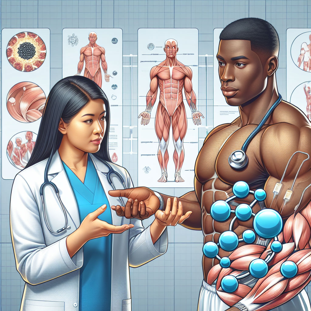 Unterstützung bei der Behandlung von Muskelschwäche durch hormonelle Störungen: Wie Peptide helfen können.