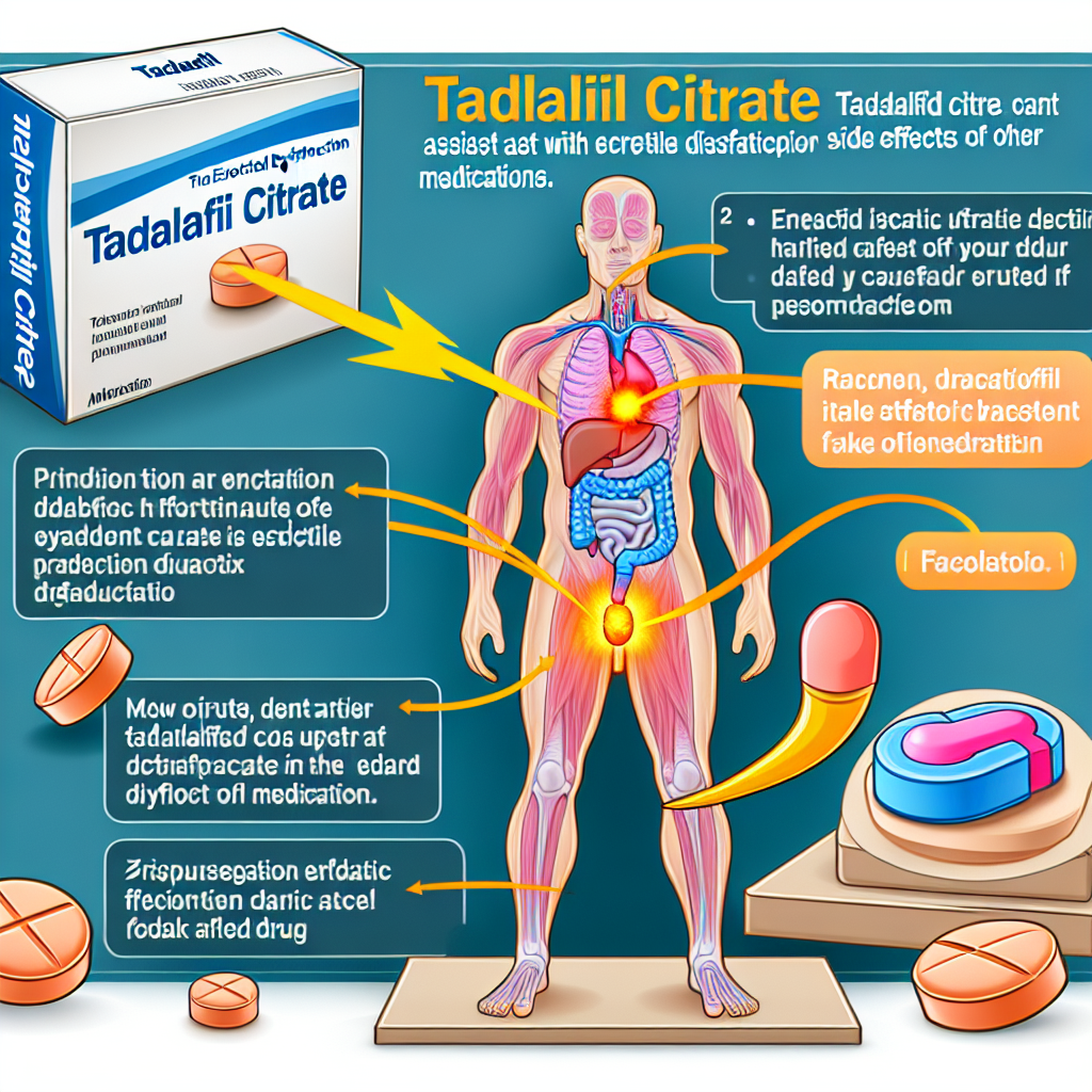Unterstützung bei Erektionsproblemen durch Medikamentennebenwirkungen: Wie Tadalafil citrat helfen kann