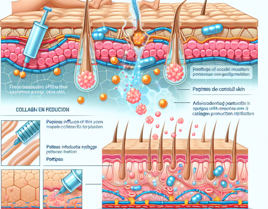 Wie Peptide die körpereigene Kollagenproduktion beeinflussen