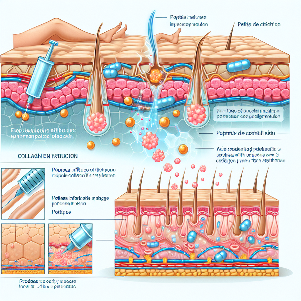 Wie Peptide die körpereigene Kollagenproduktion beeinflussen
