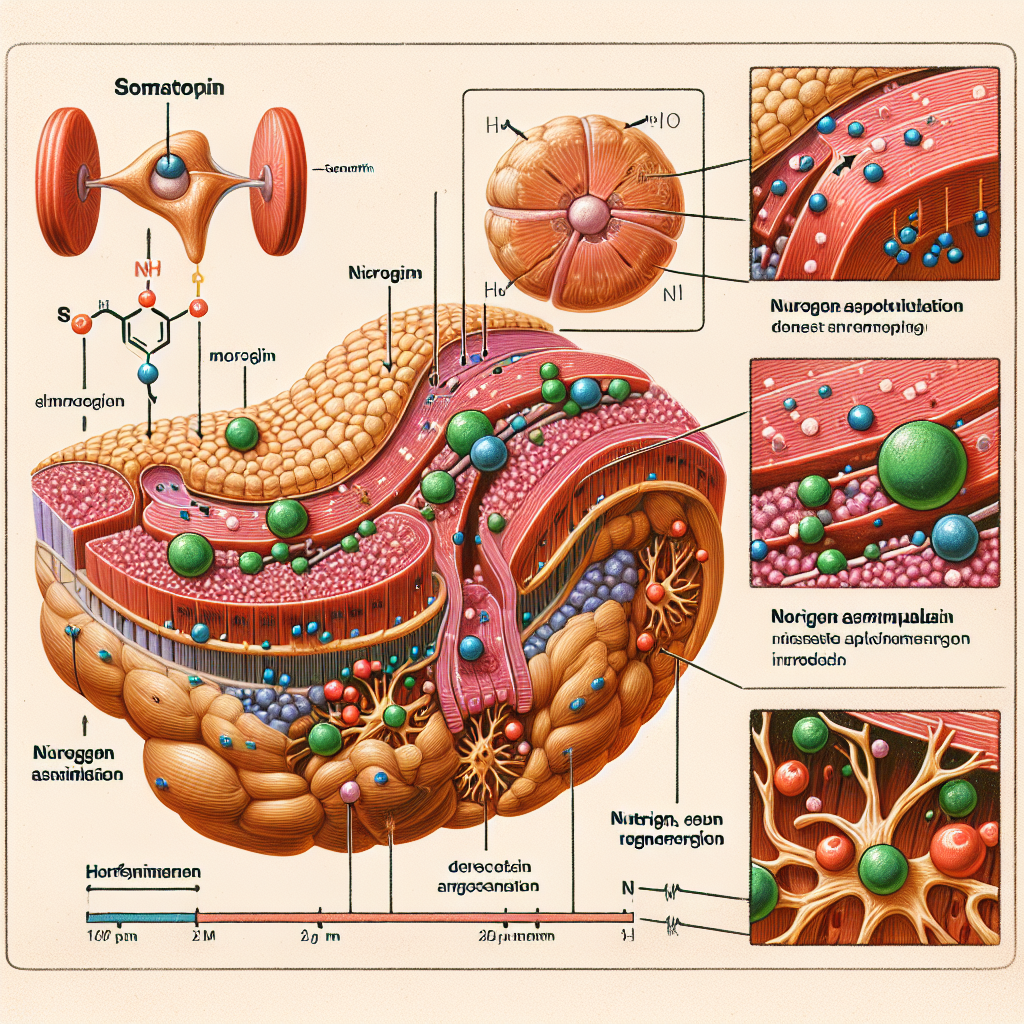 Wie Somatropin den Stickstoffhaushalt im Muskel beeinflusst